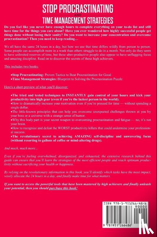 Grant, Ethan - Stop Procrastinating and Time Management Strategies 2-in-1 Book