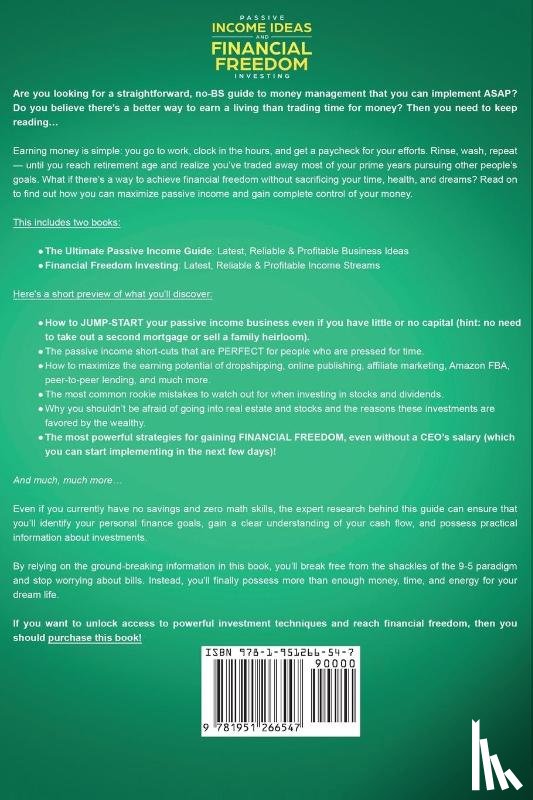 Klein, Carl - Passive Income Ideas And Financial Freedom Investing, 2 in 1 Book