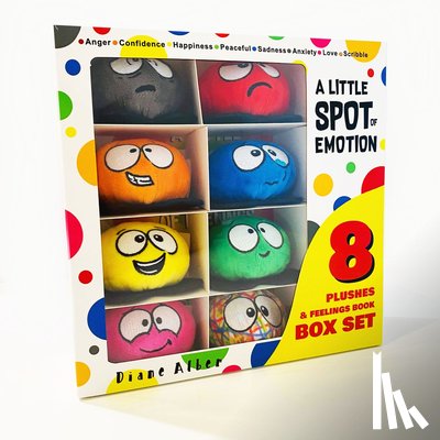 Alber, Diane - A Little Spot of Emotion 8 Plush Toys with Feelings Book Box Set [With Book(s)]