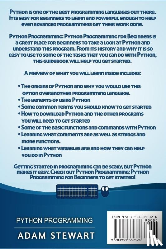 Stewart, Adam - Python Programming Python Programming for Beginners