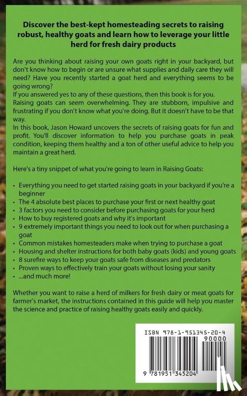 Howard, Jason - Raising Goats