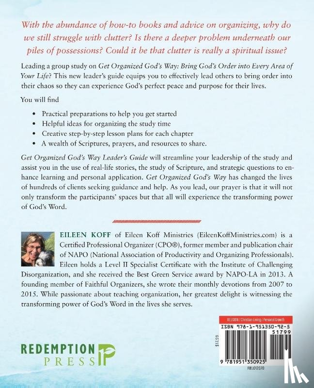 Koff, Eileen - Get Organized God's Way Leader's Guide