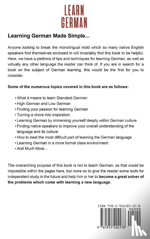 Smith, Dave - Learn German