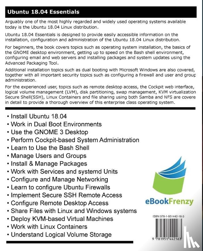Smyth, Neil - Ubuntu 18.04 Essentials