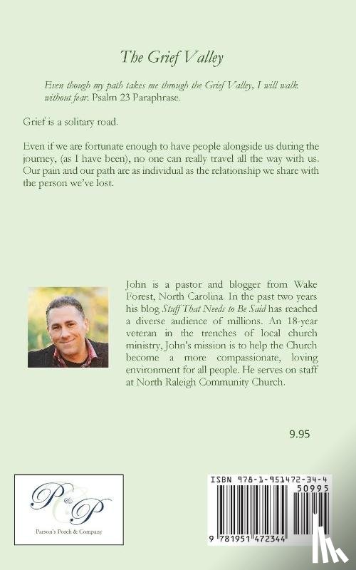 Pavlovitz, John - A Year in The Grief Valley