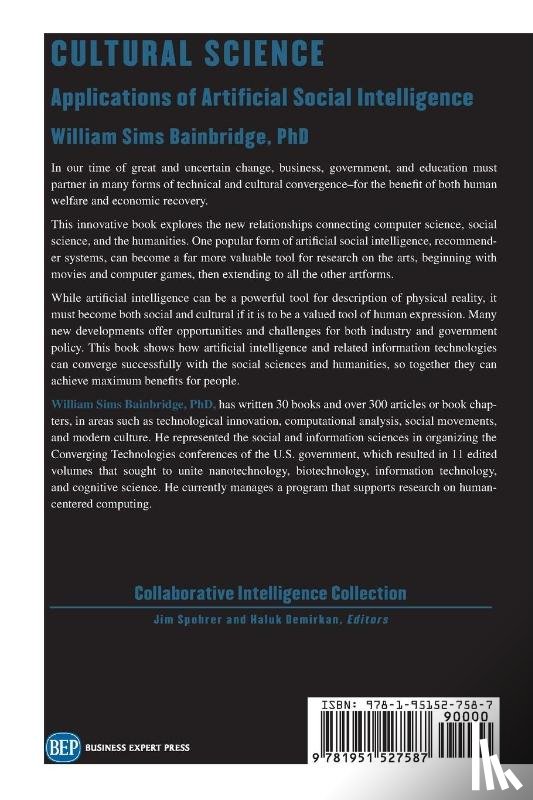 Bainbridge, William Sims - Cultural Science