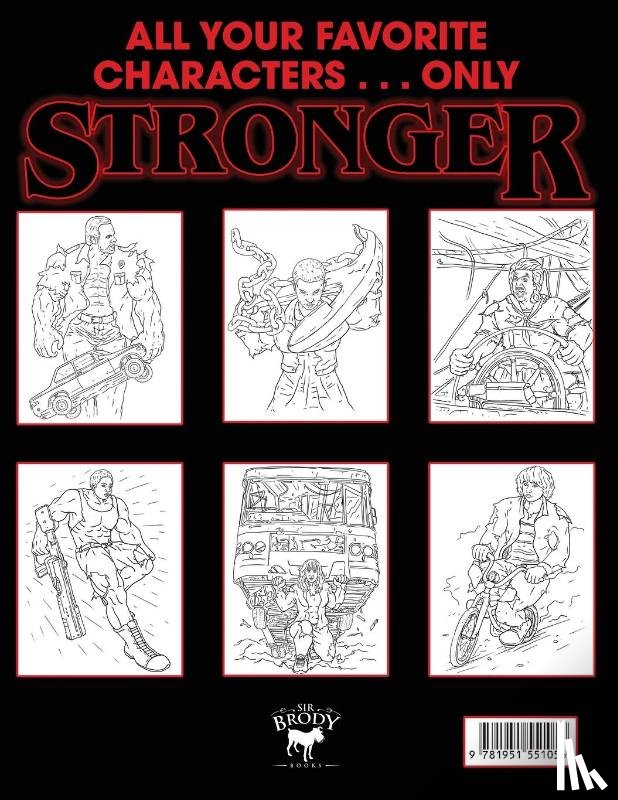 Books, Sir Brody - Stronger Things Coloring Book