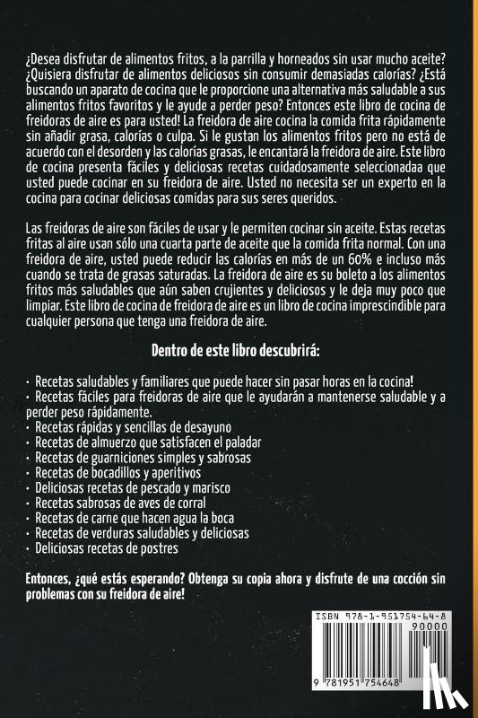 Evans, Mark - Libro de cocina de freidoras de aire para principiantes