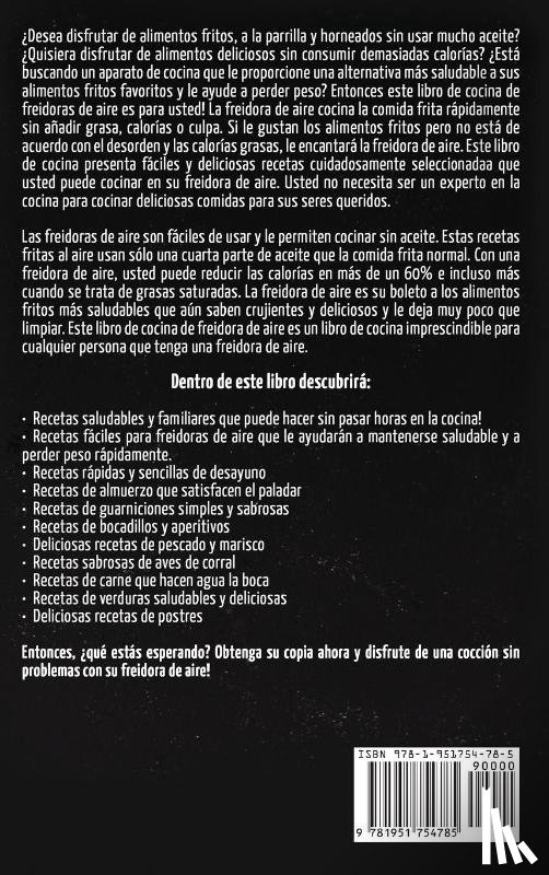Evans, Mark - Libro de cocina de freidoras de aire para principiantes