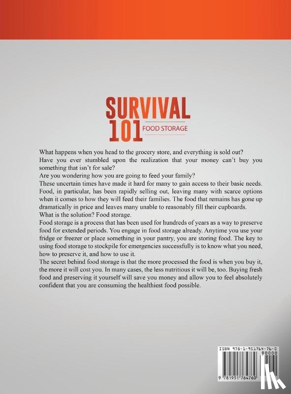 Anderson, Rory - Survival 101 Food Storage