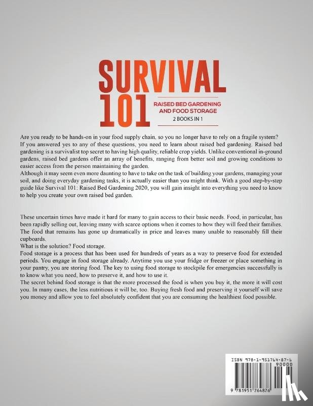 Anderson, Rory - Survival 101 Raised Bed Gardening AND Food Storage