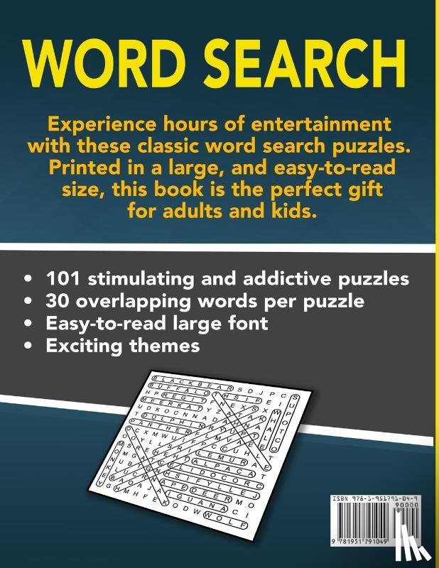 Nest, Game - Word Search 101 Puzzles Large Print