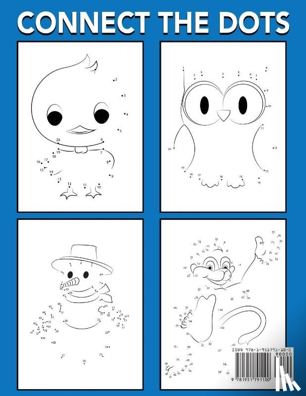 Nest, Activity - Connect The Dots Book For Kids Ages 4-8