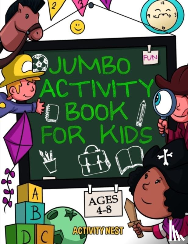 Nest, Activity - Jumbo Activity Book for Kids Ages 4-8
