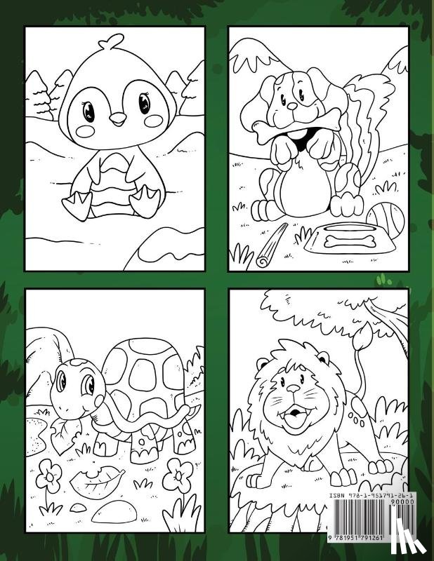 Nest, Activity - Animal Coloring Book for Kids