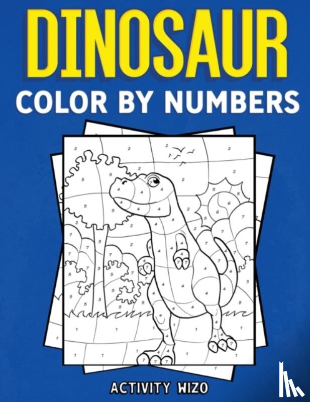 Wizo, Activity - Dinosaur Color By Numbers