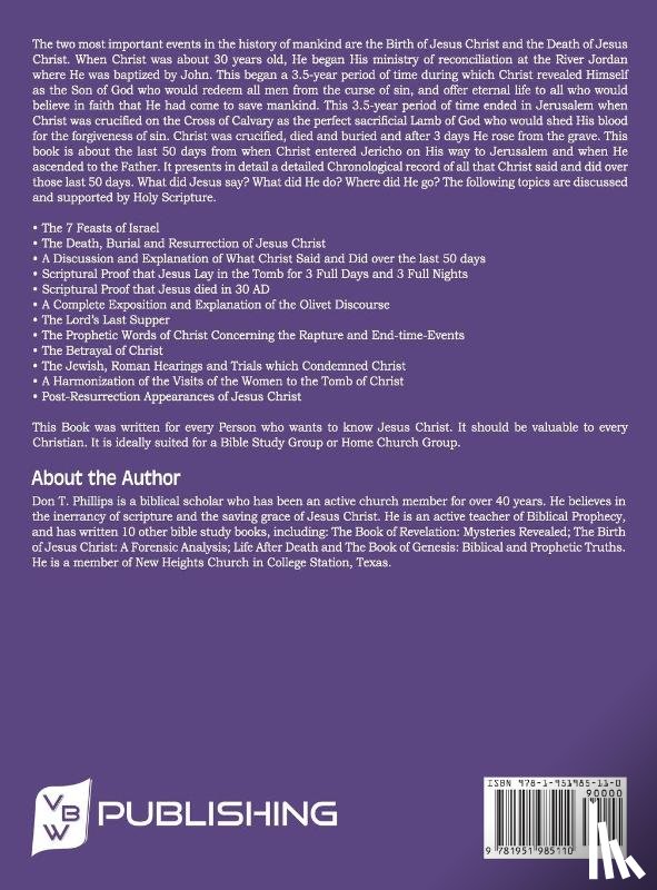 Phillips, Don T - The Final 50 Days of Jesus Christ