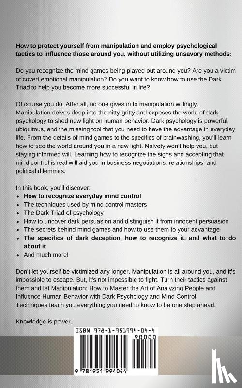 Myers, Amanda M - Manipulation