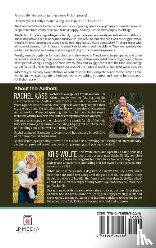 Kass, Rachel, Wolfe, Kristyanna - The Complete Guide to the Bichon Frise