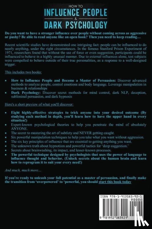 Winter, Sean - How to Influence People and Dark Psychology 2-in-1