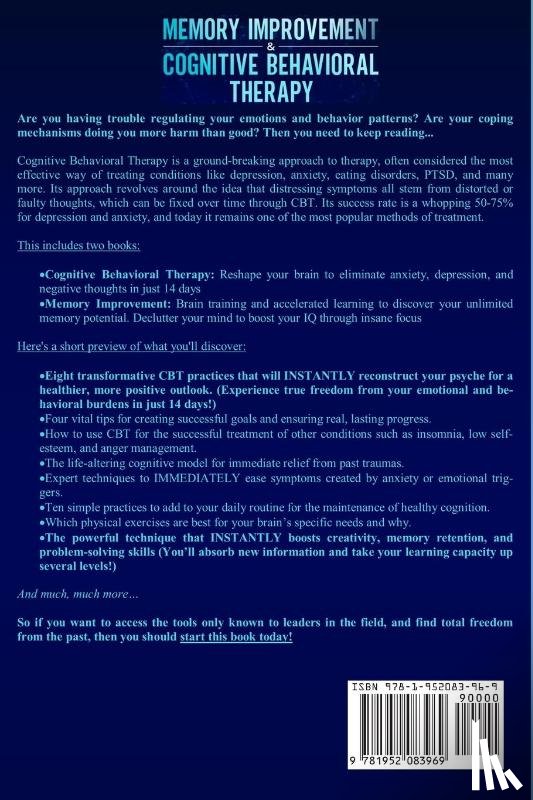 Winter, Sean - Memory Improvement and Cognitive Behavioral Therapy (CBT) 2-in-1 Book