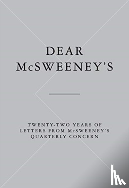 LEVIN BECKER, DANIEL - DEAR MCSWEENEYS