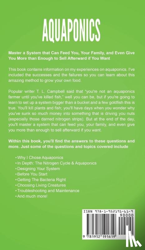 Brown, Sheila - Aquaponics