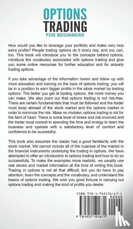Dreyer, Lars - Options Trading for Beginners