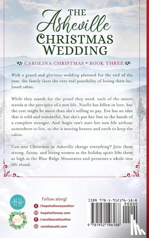Holloway, Hope, Scott, Cecelia - The Asheville Christmas Wedding