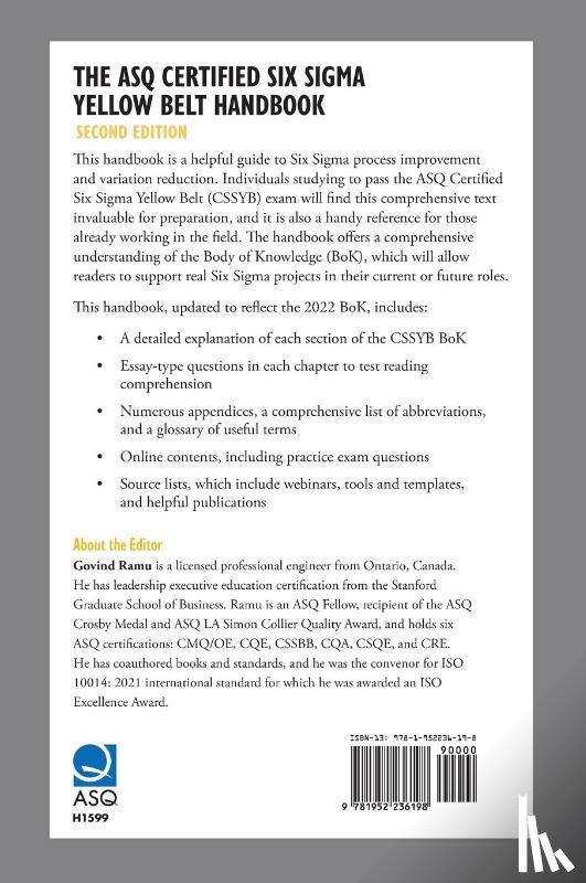  - The ASQ Certified Six Sigma Yellow Belt Handbook