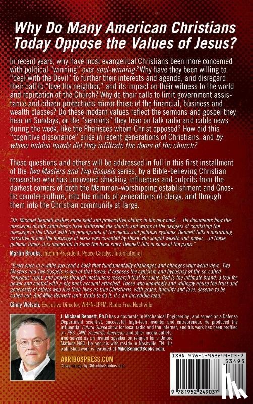 Bennett, J Michael - Two Masters and Two Gospels, Volume 1