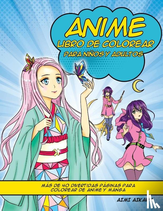 Aikawa, Aimi - Anime libro de colorear para ninos y adultos