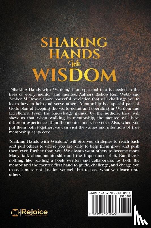 Webb, Ron, Brown, Amber - Shaking Hands with Wisdom