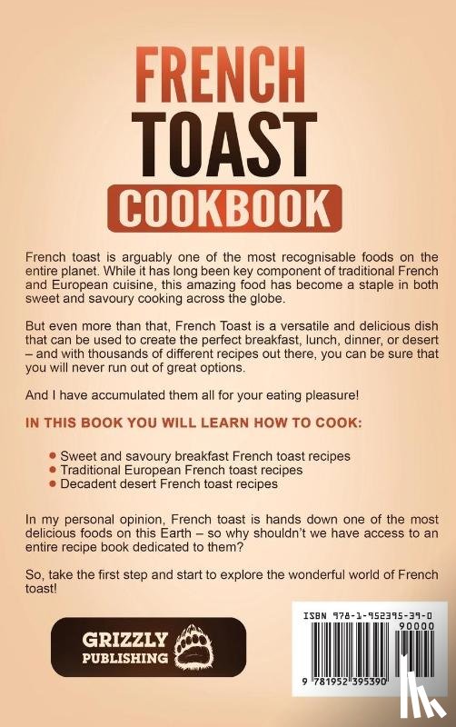Publishing, Grizzly - French Toast Cookbook
