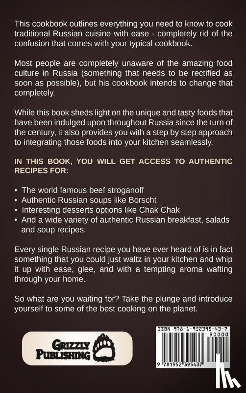 Publishing, Grizzly - Russian Cookbook