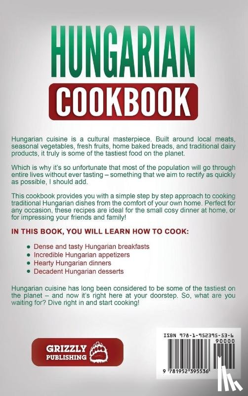 Publishing, Grizzly - Hungarian Cookbook
