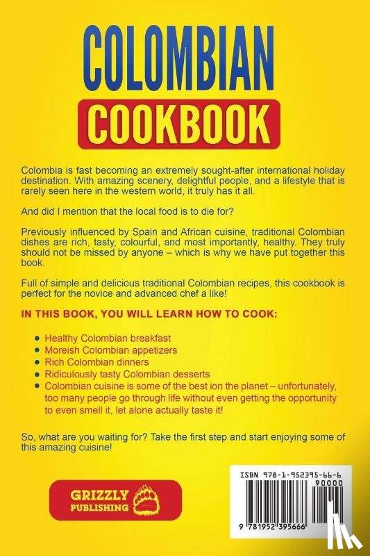 Publishing, Grizzly - Colombian Cookbook