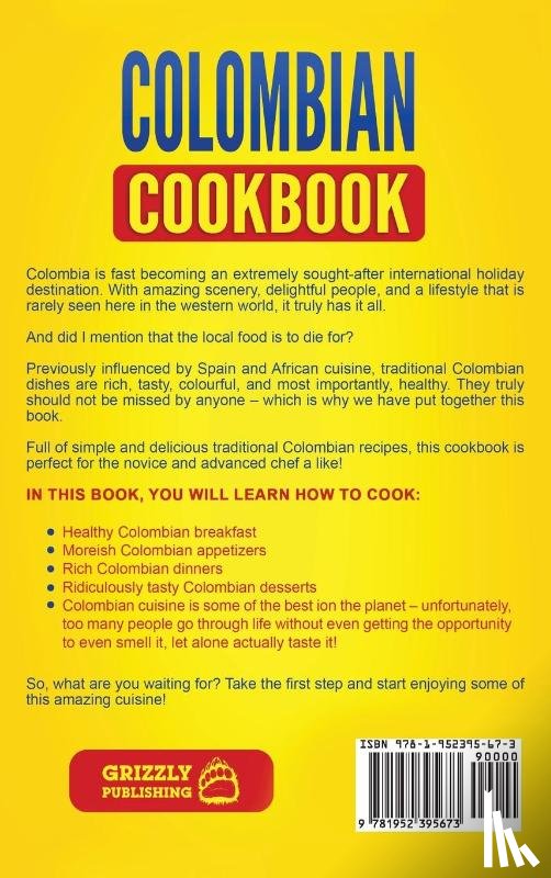 Publishing, Grizzly - Colombian Cookbook