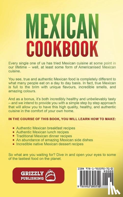 Publishing, Grizzly - Mexican Cookbook