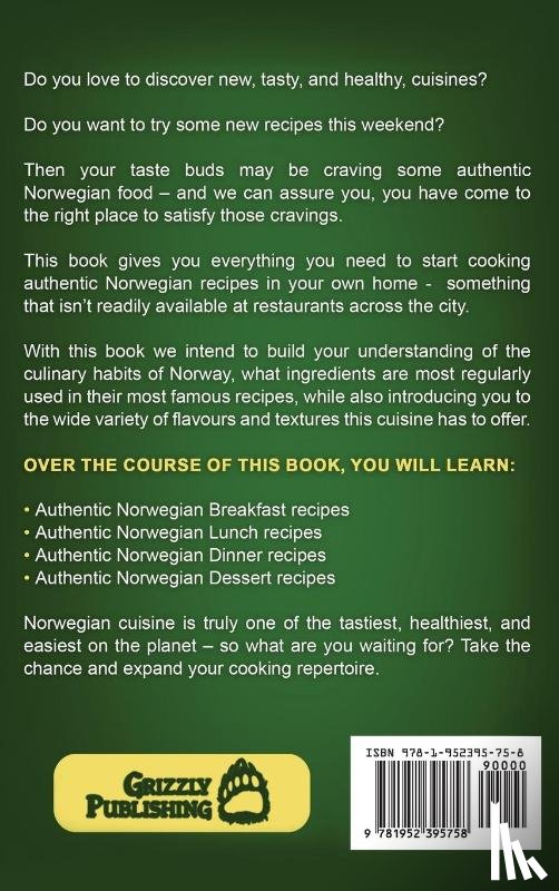 Publishing, Grizzly - Norwegian Cookbook