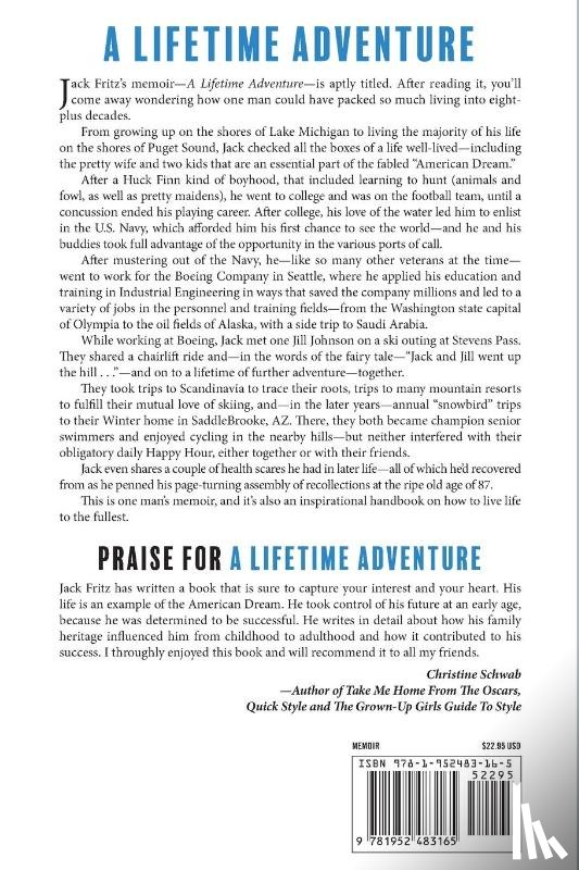 Fritz, Jack - A Lifetime Adventure