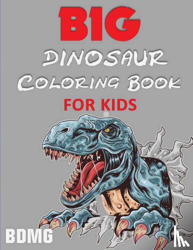 Media Group, Blue Digital - Big Dinosaur Coloring Book for Kids (100 Pages)