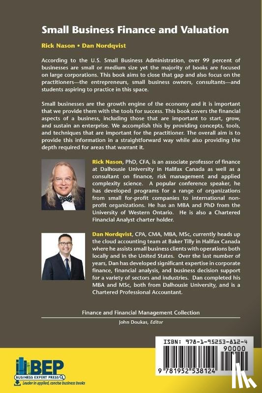 Nason, Rick, Nordqvist, Dan - Small Business Finance and Valuation