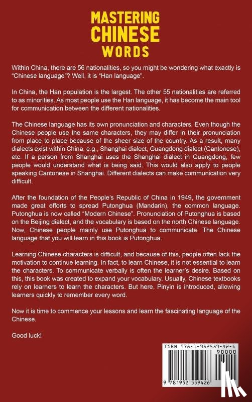 Travelers, Language Equipped - Mastering Chinese Words