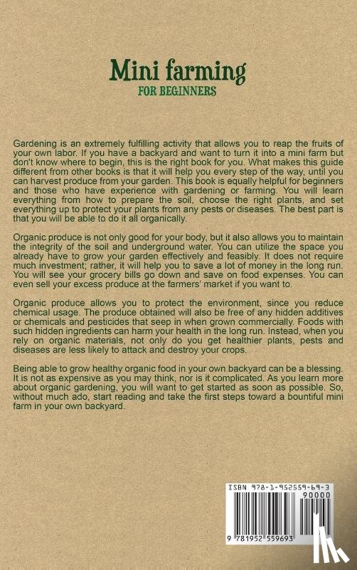 Rosser, Dion - Mini Farming for Beginners