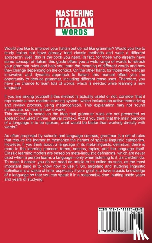 Liuzzo, Maracio - Mastering Italian Words