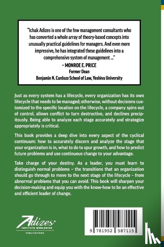 K. Adizes, Ichak - Managing Corporate Lifecycles