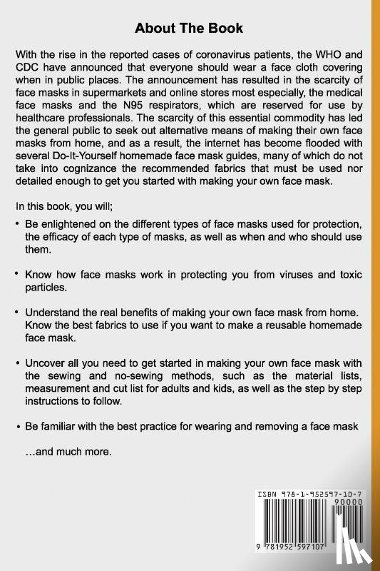 Henton, Dr Lee - The 10-Minutes DIY Homemade Face Mask