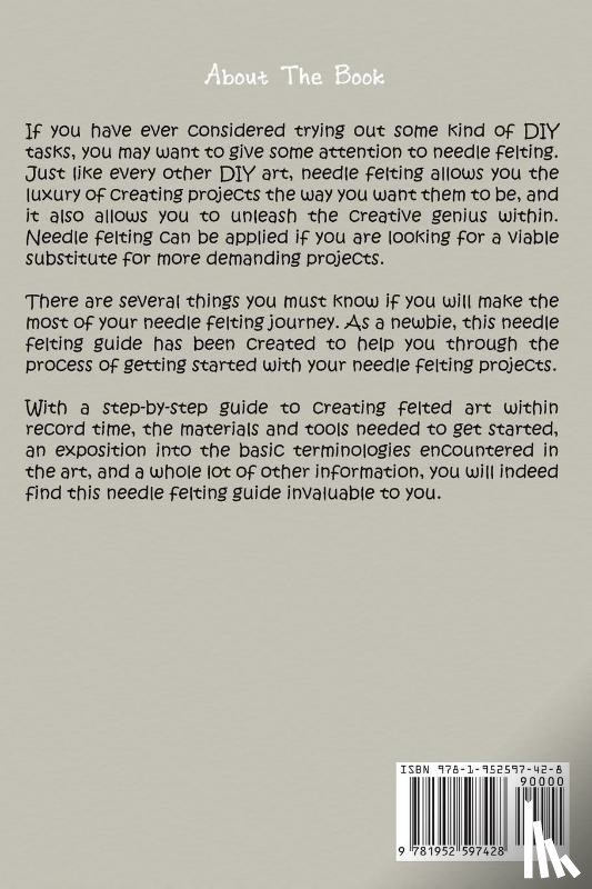 Green, Alice - Needle Felting for Beginners