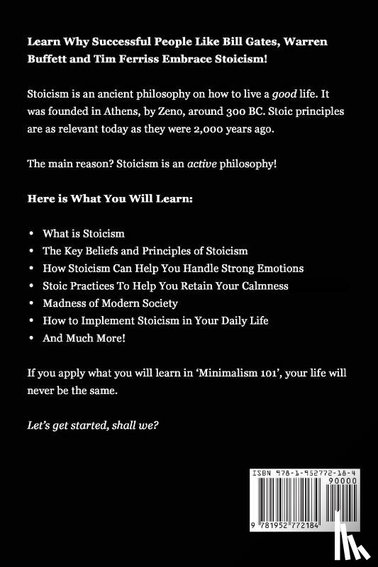 Garnett, Kevin - Stoicism For Beginners